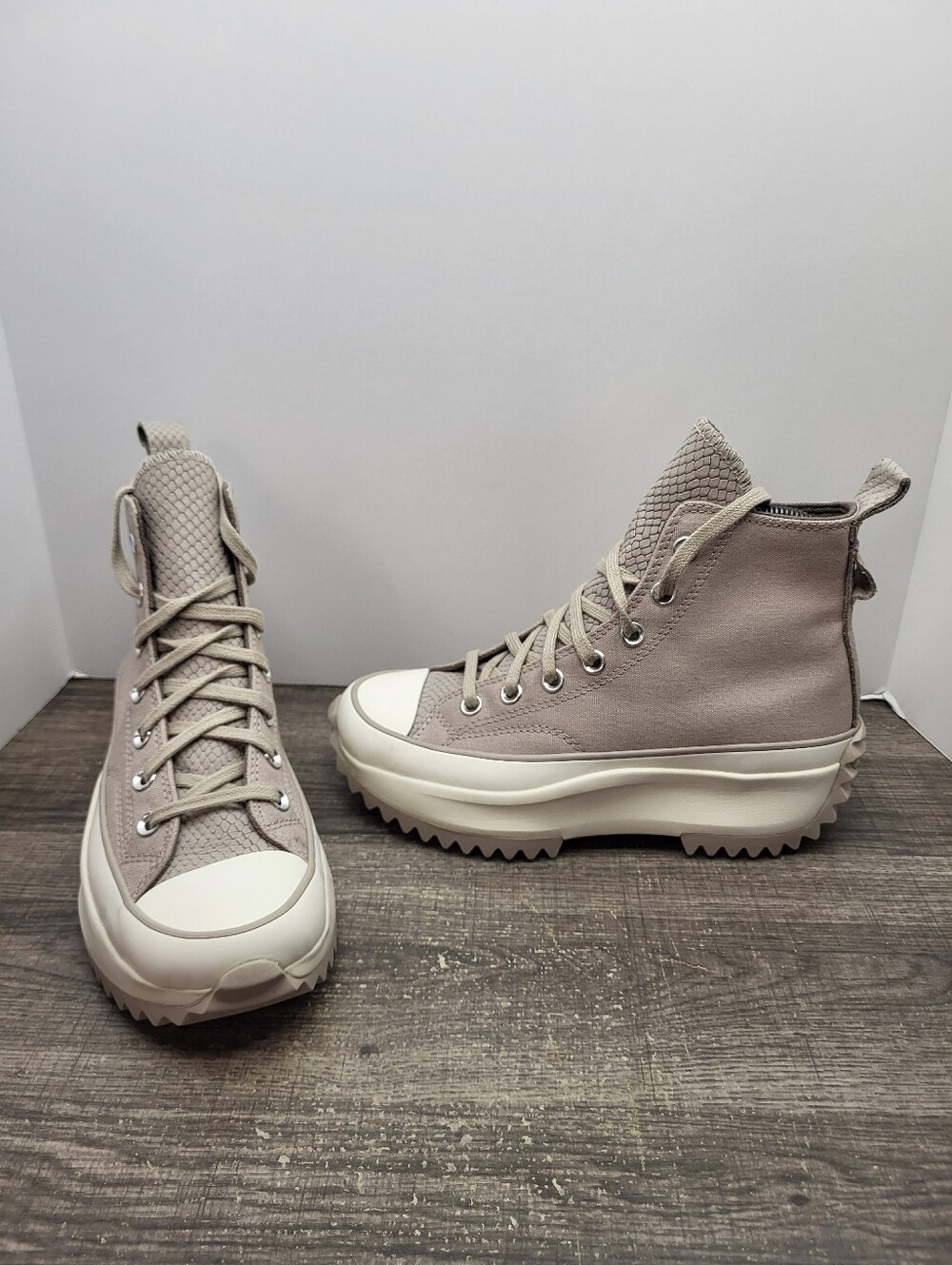Converse Run Star Hike Snake Texture Shoes Sneakers Women's Size 7 New